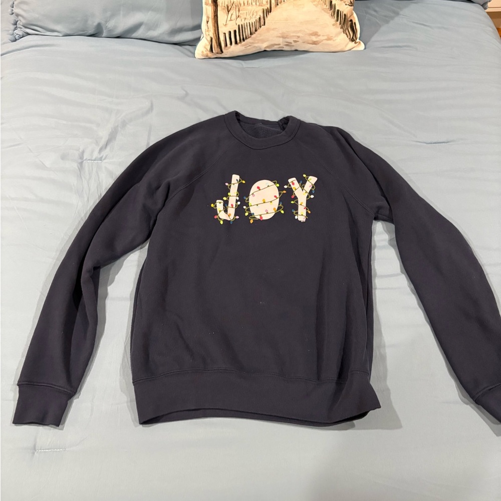 Joyful Black Sweatshirt